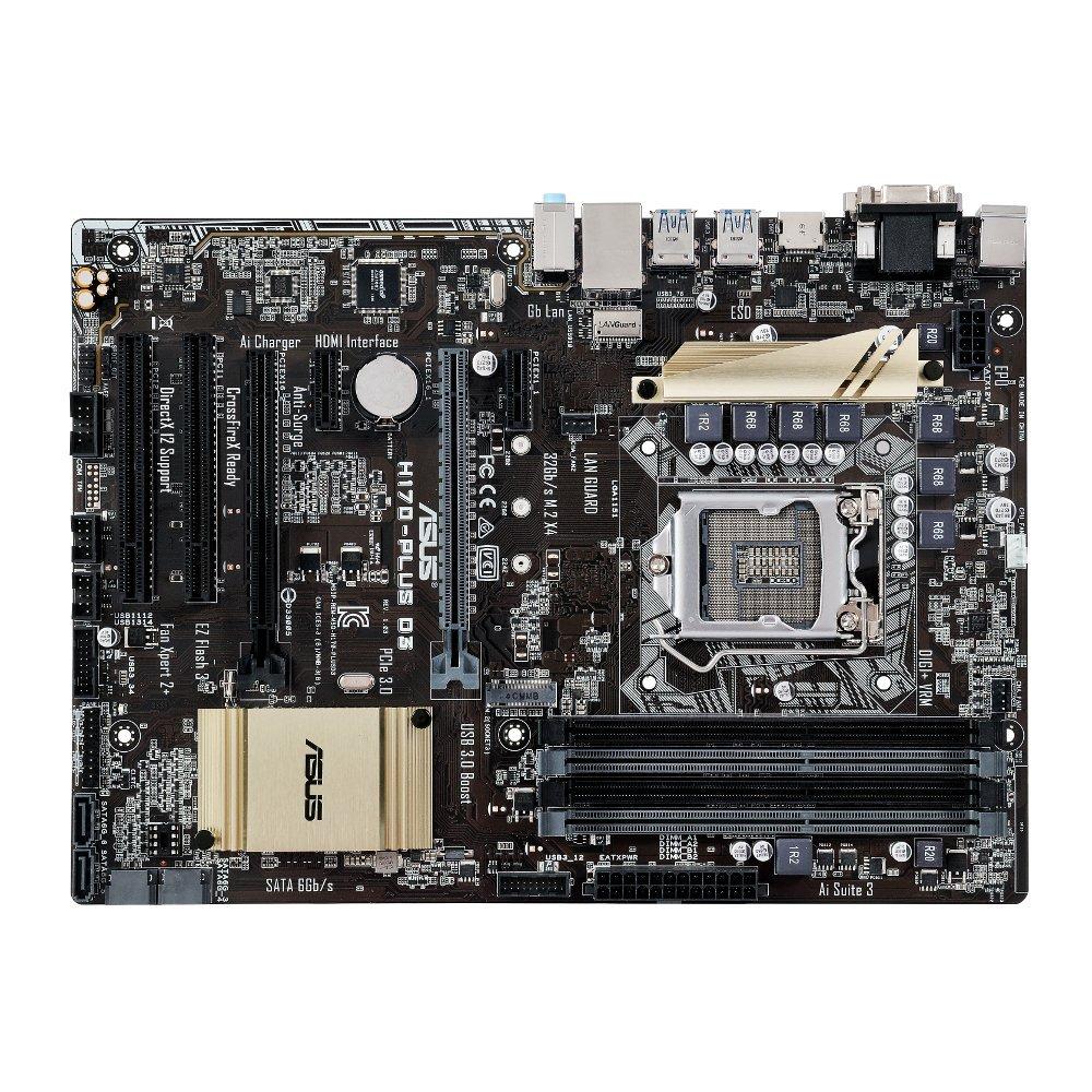 ASUS H170-PLUS D3 (1151) Intel Compatible Motherboard for Desktop Computer/PC