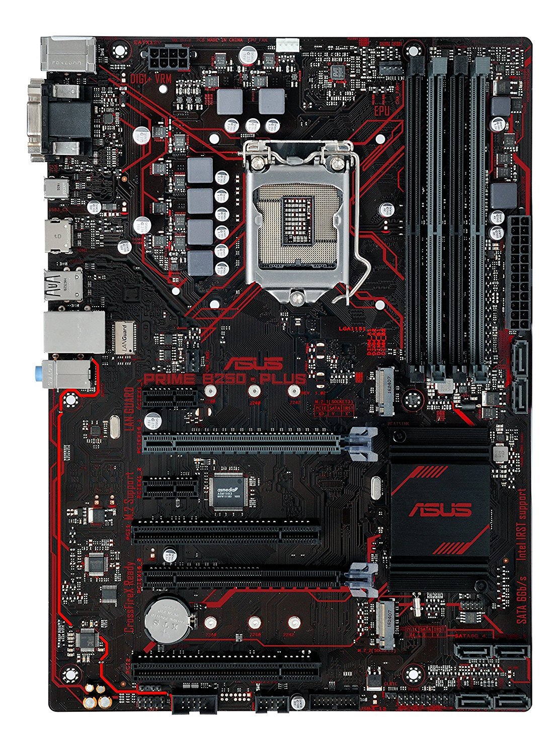 ASUS PRIME B250-PLUS Intel Compatible Motherboard for Desktop Computer/PC