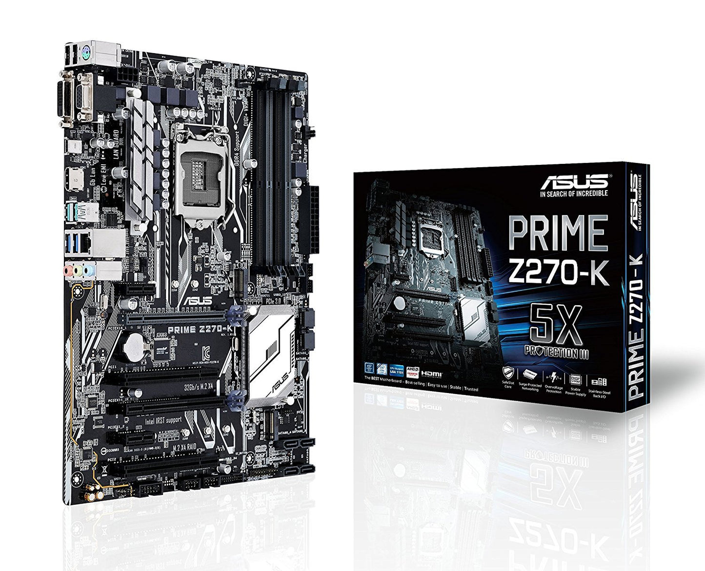 ASUS PRIME Z270-K Intel Compatible Motherboard for Desktop Computer/PC