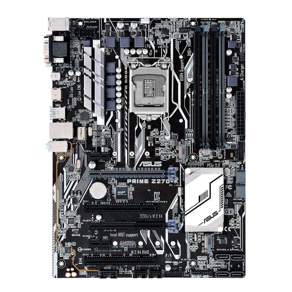 ASUS PRIME Z270-K Intel Compatible Motherboard for Desktop Computer/PC