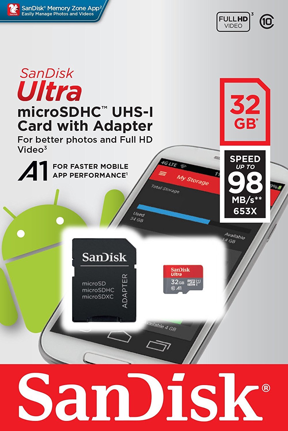 32GB M-SD SANDISK
