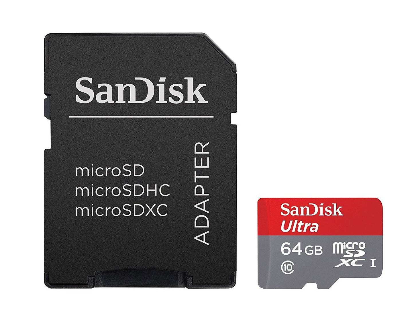 64GB MSD SANDISK CLASS 10 WITH ADAPTER 80