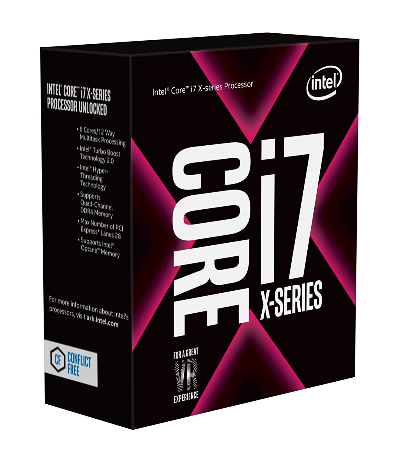 Intel Core i7 - 7800X EXTREME (2066) Desktop Computer Processor with Unlocked Core Clock Multiplier for Overclocking