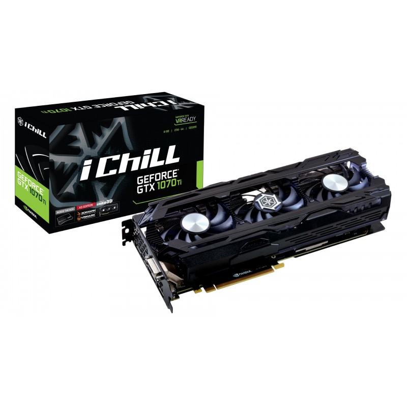 Inno3D GTX 1070 TI 8GB DDR5 (3FAN) Graphics Card for Gaming PC