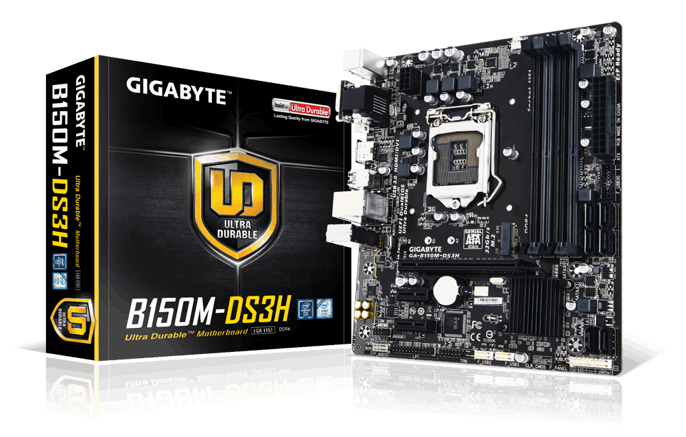 GIGABYTE GA-B150M-DS3H Intel Compatible Motherboard for Desktop Computer/PC