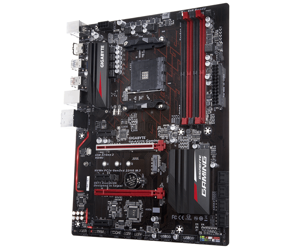 Gigabyte GA-AX370-GAMING AMD Compatible Motherboard for Desktop Computer/PC