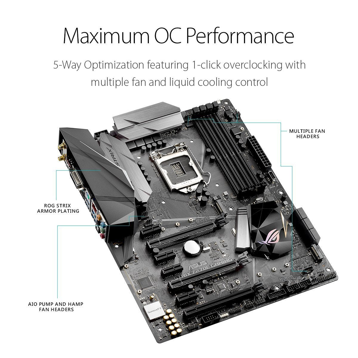 ASUS STRIX Z270E GAMING Intel Compatible Motherboard for Desktop Computer/PC