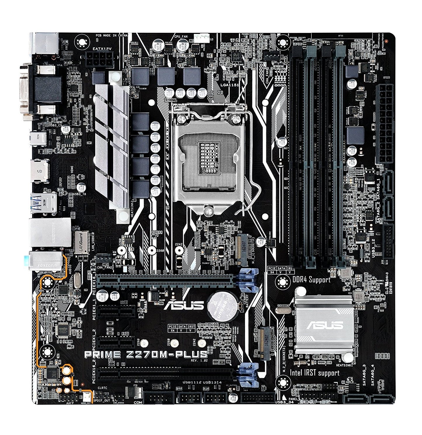 ASUS PRIME Z270M-PLUS Intel Compatible Motherboard for Desktop Computer/PC