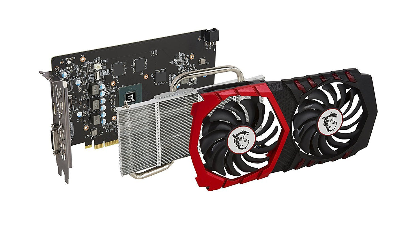 MSI GeForce GTX 1050 TI 4GB GAMING X Graphics Card for Gaming PC