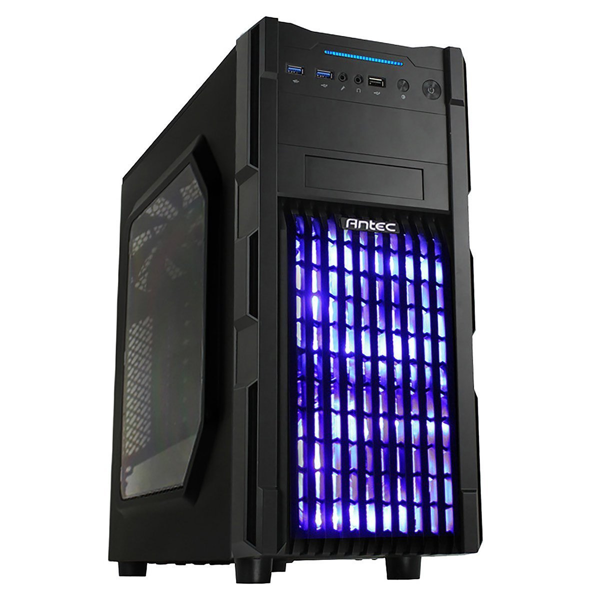 Antec GX200 (With Transparent Side Panel Window) Desktop Computer/PC Cabinet