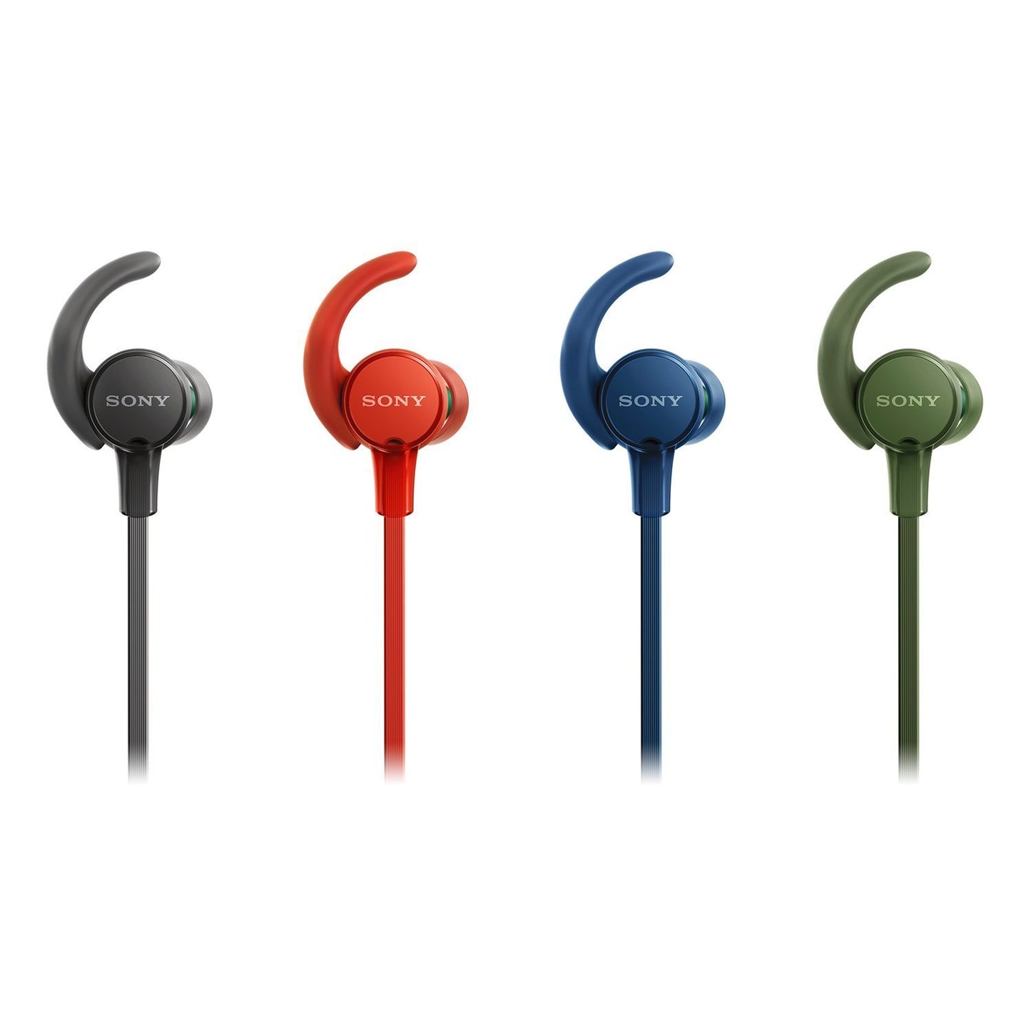 SONY MDR-XB510AS In-Ear Sports Headphones with Mic (Blue)