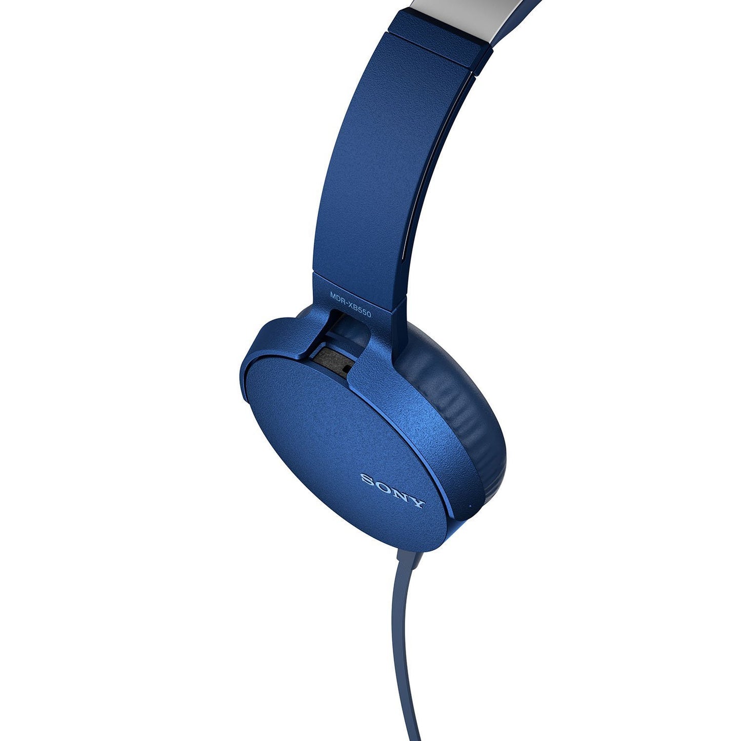 SONY MDR-XB 550AP On-Ear Headphones with Mic (Blue)