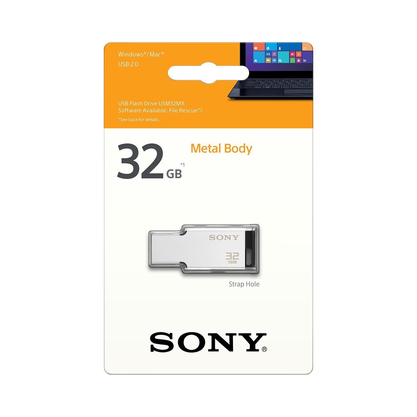 SONY 32GB Metal Pendrive (Silver)