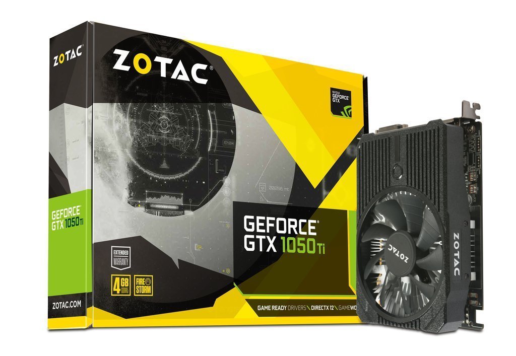 ZOTAC GeForce GTX 1050Ti 4GB DDR5 Graphics Card for Gaming PC