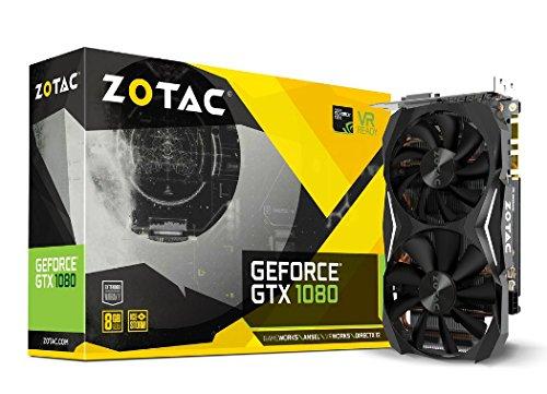 ZOTAC GeForce GTX 1080 8GB DDR5 DUAL FAN Graphic Cards for Gaming PC