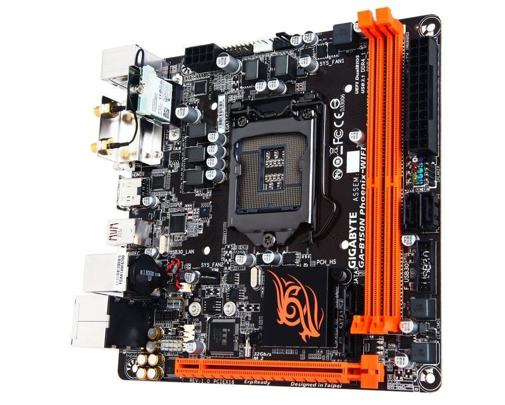 GIGABYTE B150N PHOENIX WIFI Intel Compatible Motherboard for Desktop Computer/PC