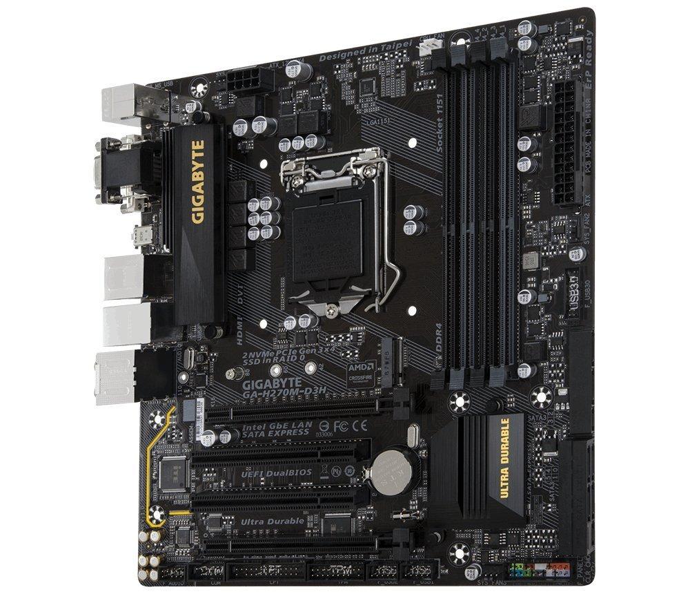 GIGABYTE H270M-D3H Intel Compatible Motherboard for Desktop Computer/PC