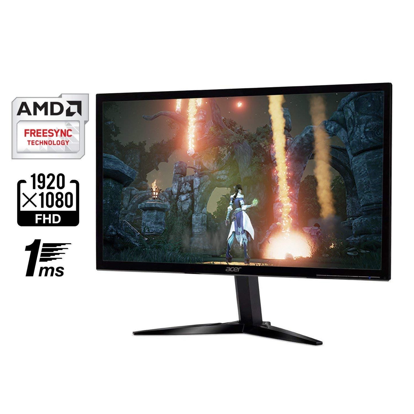 AOC AGON AG271QX 27” Gaming Monitor, FreeSync, QHD (2560x1440), TN Panel, 144Hz, 1ms, Height Adjustable, DisplayPort, HDMI, USB