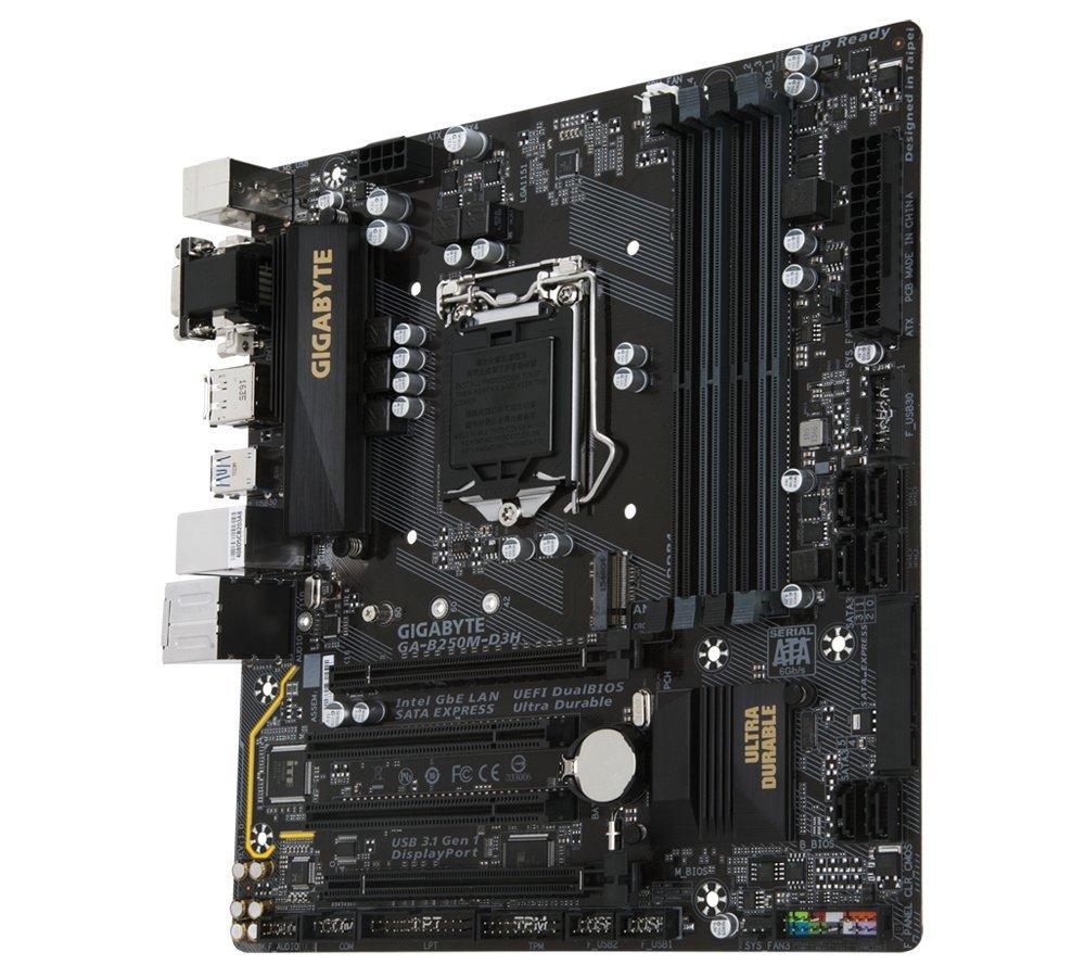 GIGABYTE B250M-D3H Intel Compatible Motherboard for Desktop Computer/PC