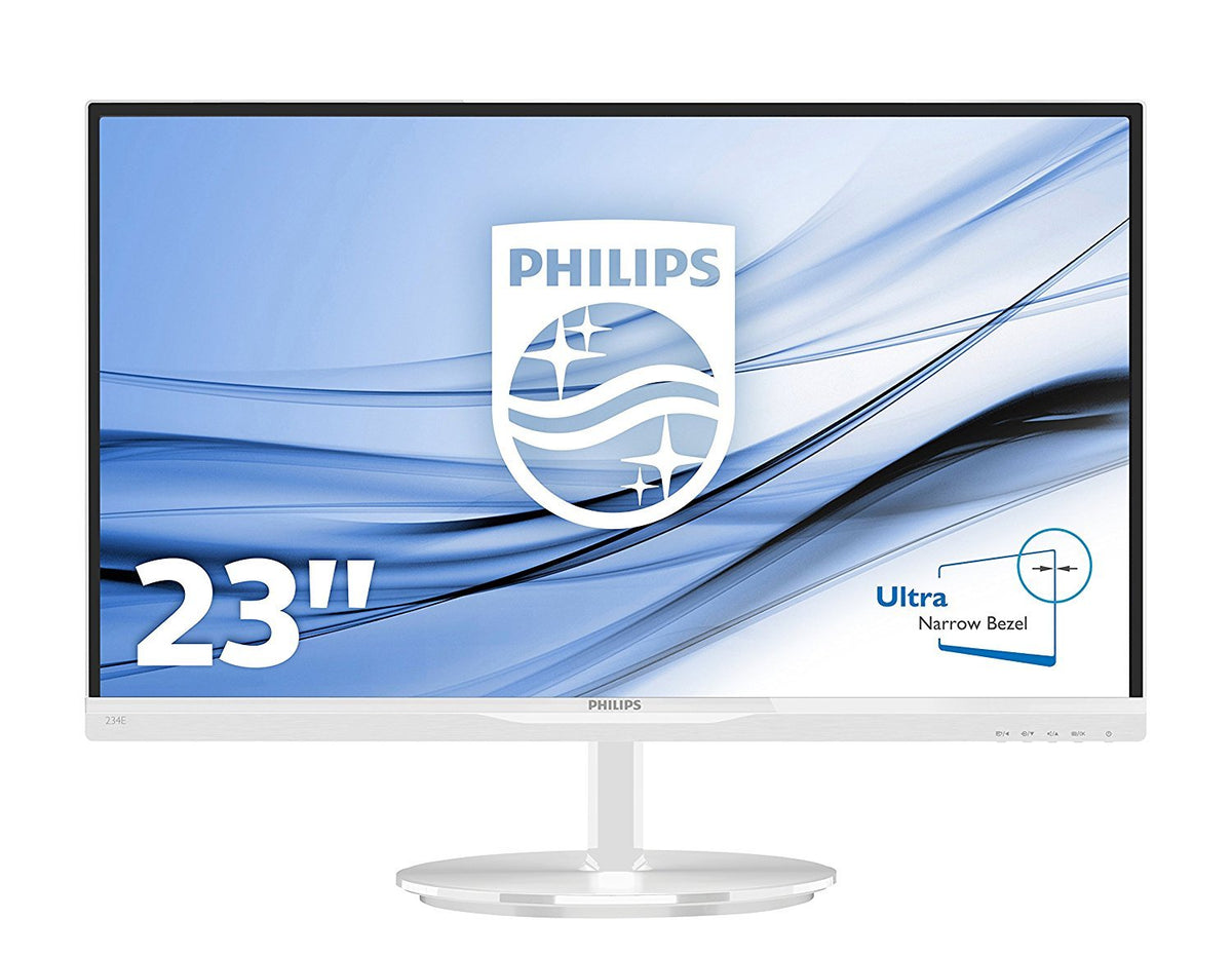 Monitor Philips LED 23 237E7QDSW IPS Blanco VGA/DVI/HDMI MHL - Gezatek  Computación