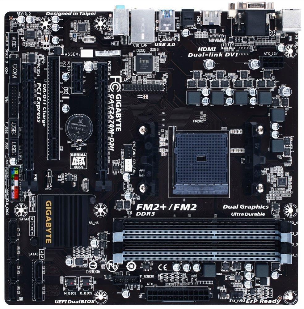 GIGABYTE F2A78M-D3H AMD Compatible Motherboard for Desktop Computer/PC