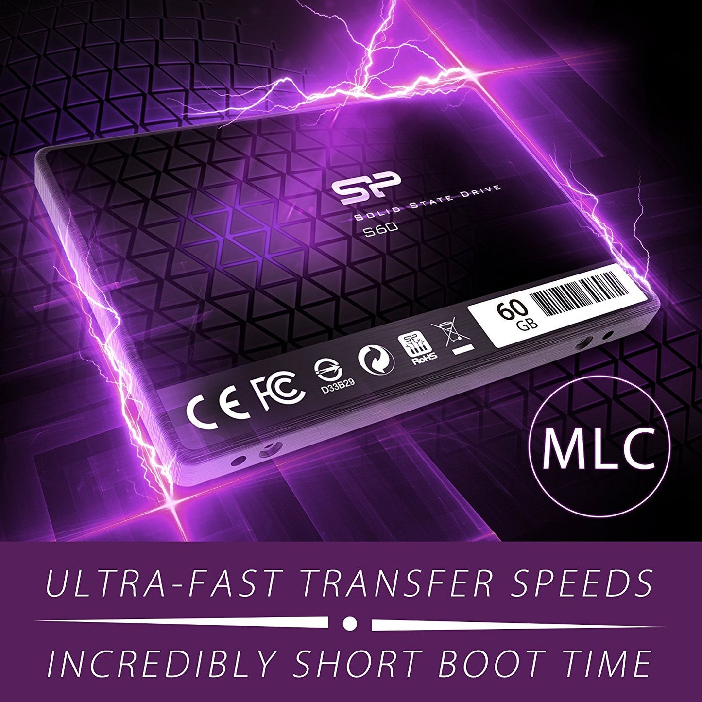 SILICON POWER 60GB SSD For Desktop/Laptop