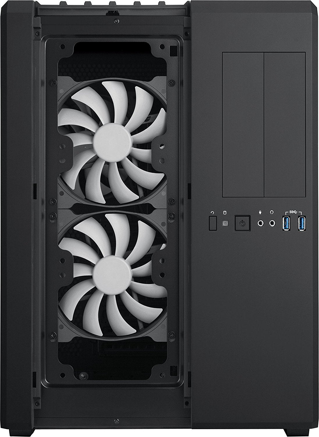 CORSAIR AIR 540 CUBE (With Transparent Side Panel Window) Desktop Computer/PC Cabinet