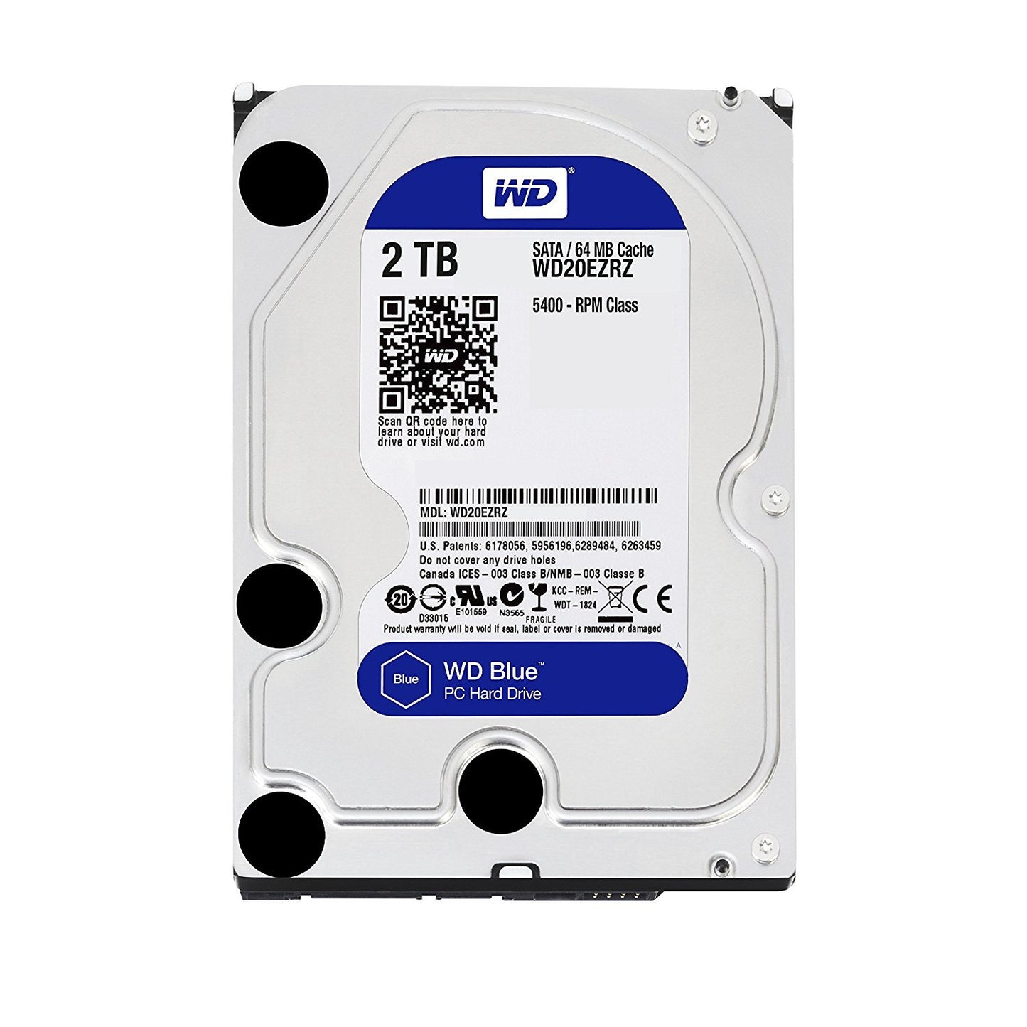 Western Digital 2TB SATA Internal Hard Disk for Desktop/PC