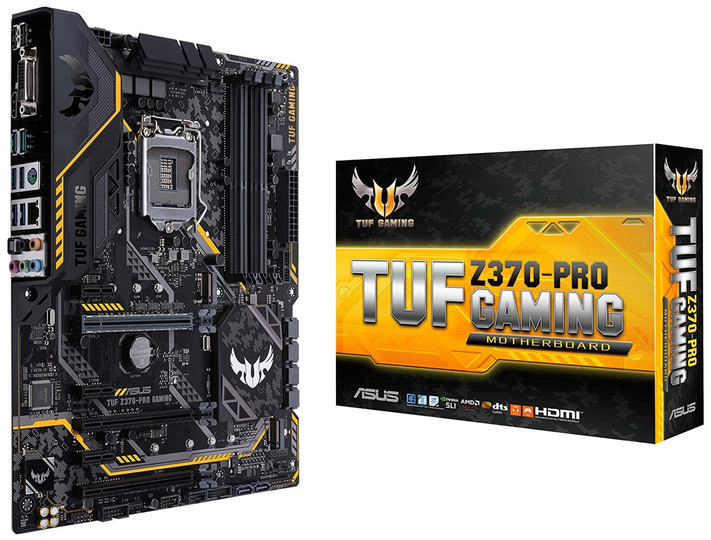 ASUS TUF Z370-PRO GAMING Intel Compatible Motherboard for Desktop Computer/PC