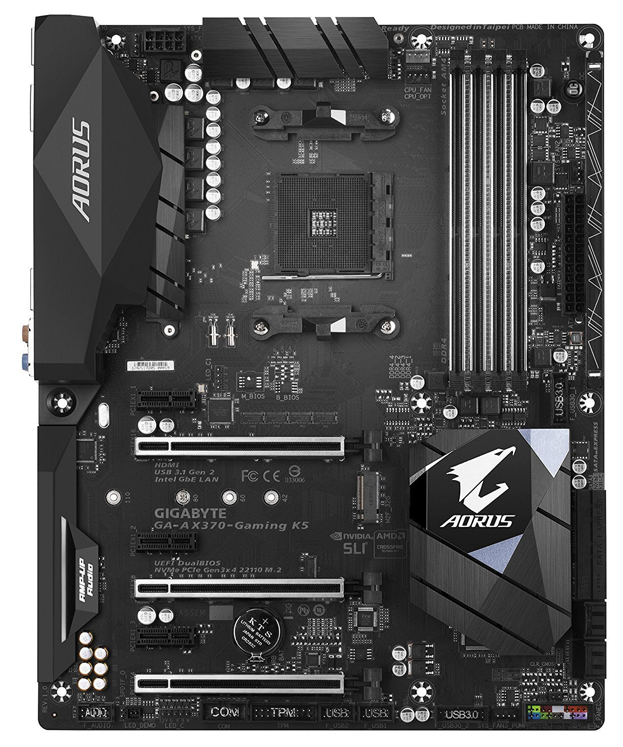 GIGABYTE AX 370-GAMING K5 AMD Compatible Motherboard for Desktop Computer/PC