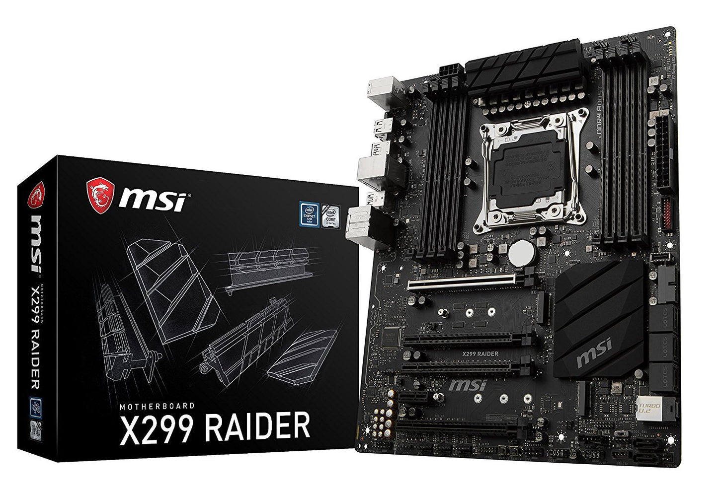 MSI X299 Raider Intel Compatible Motherboard for Desktop Computer/PC
