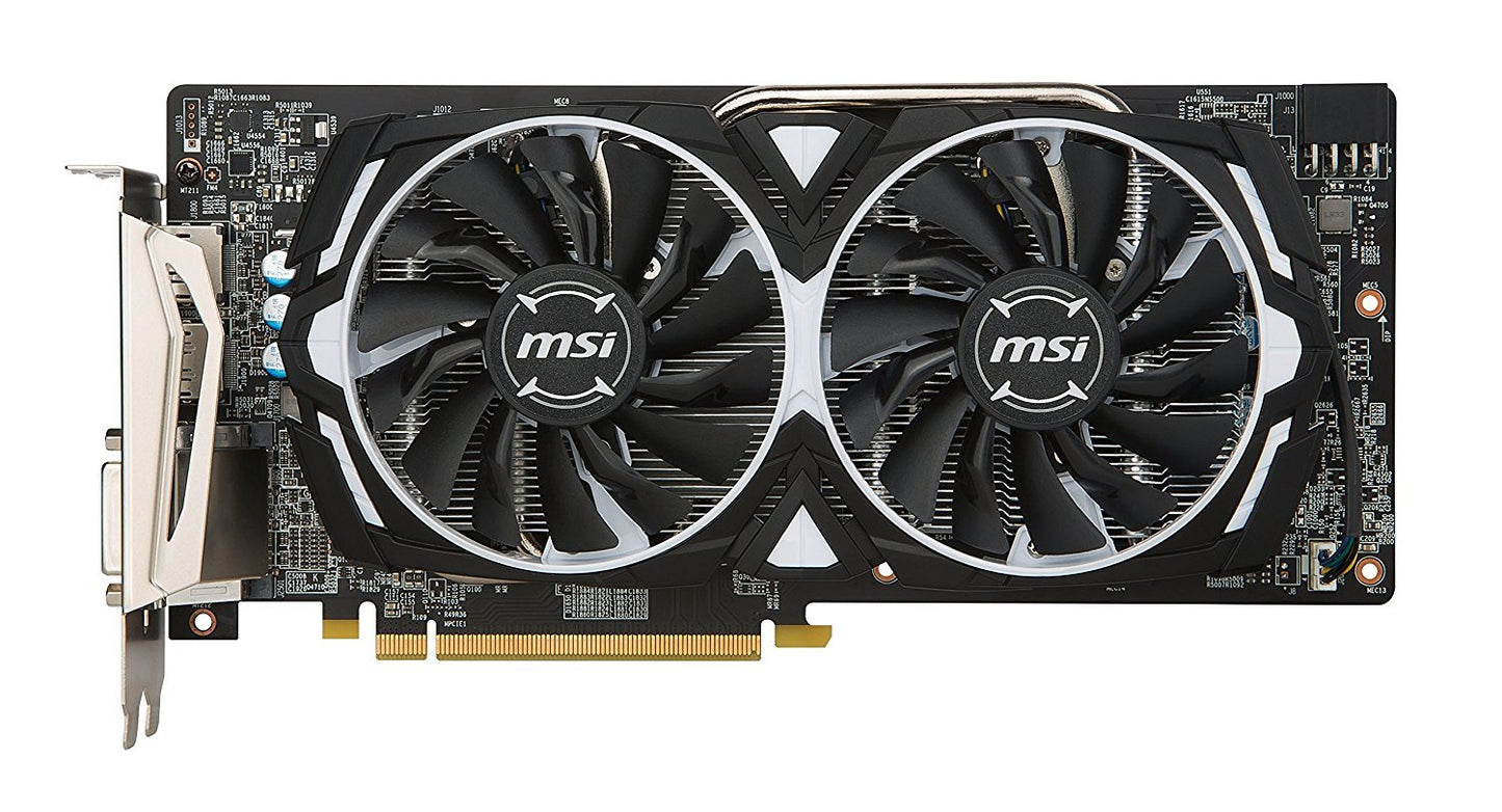 MSI RX 580 ARMOR 8GB OC Graphics Card for Gaming PC