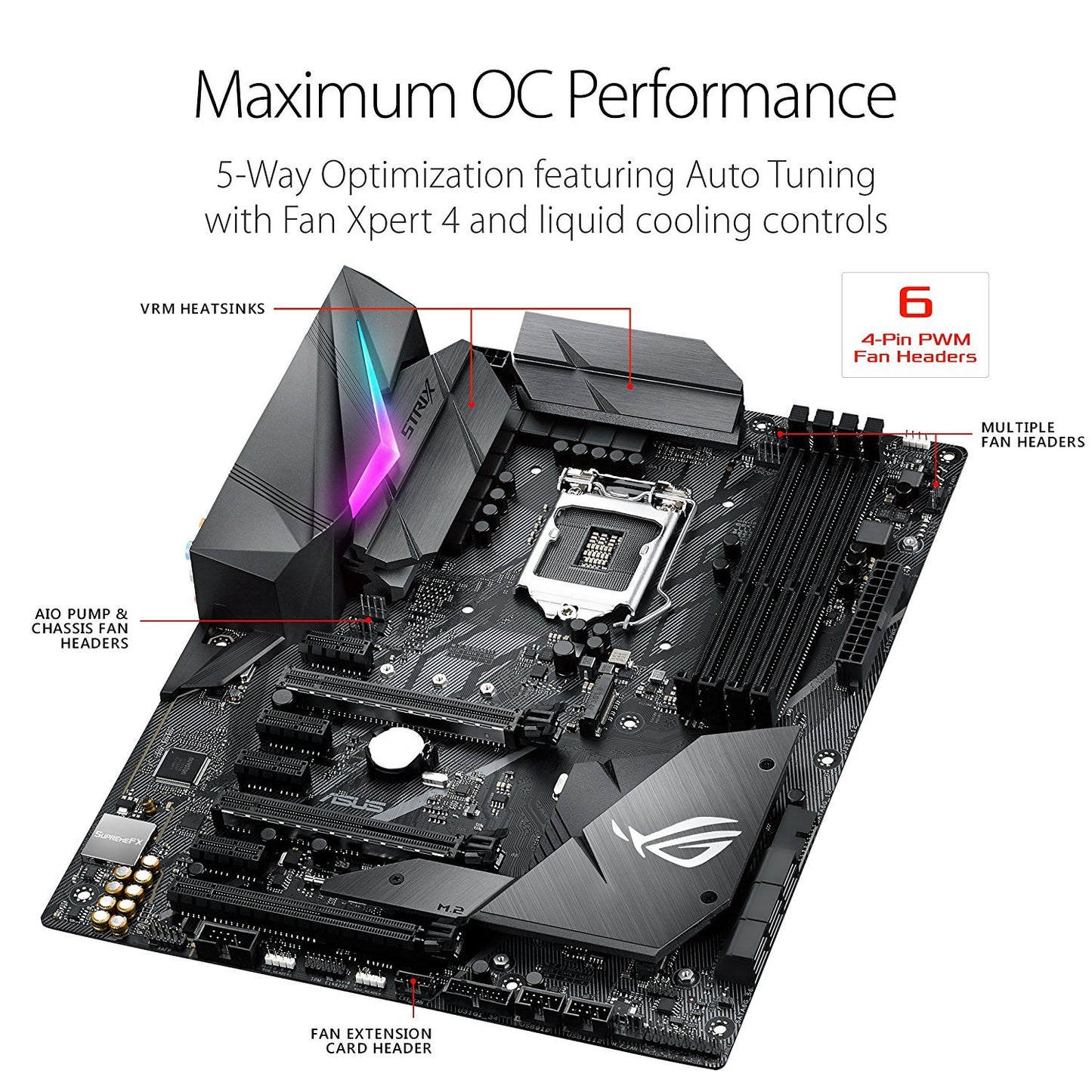 ASUS ROG STRIX Z370-F GAMING Intel Compatible Motherboard for Desktop Computer/PC