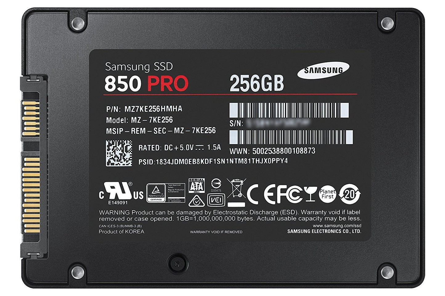 Samsung 850 Pro 256GB For Desktop/Laptop