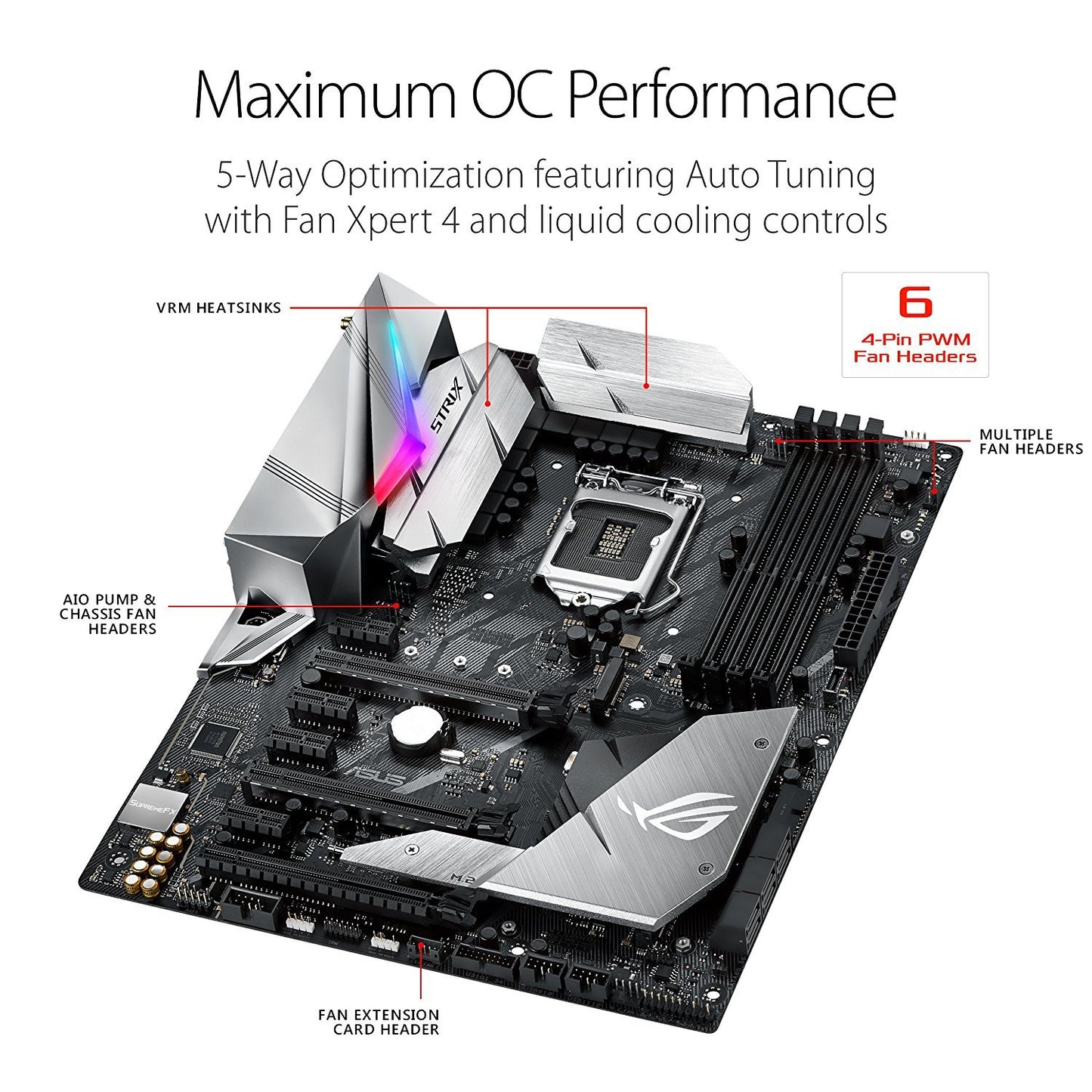 ASUS ROG STRIX Z370-E GAMING Intel Compatible Motherboard for Desktop Computer/PC