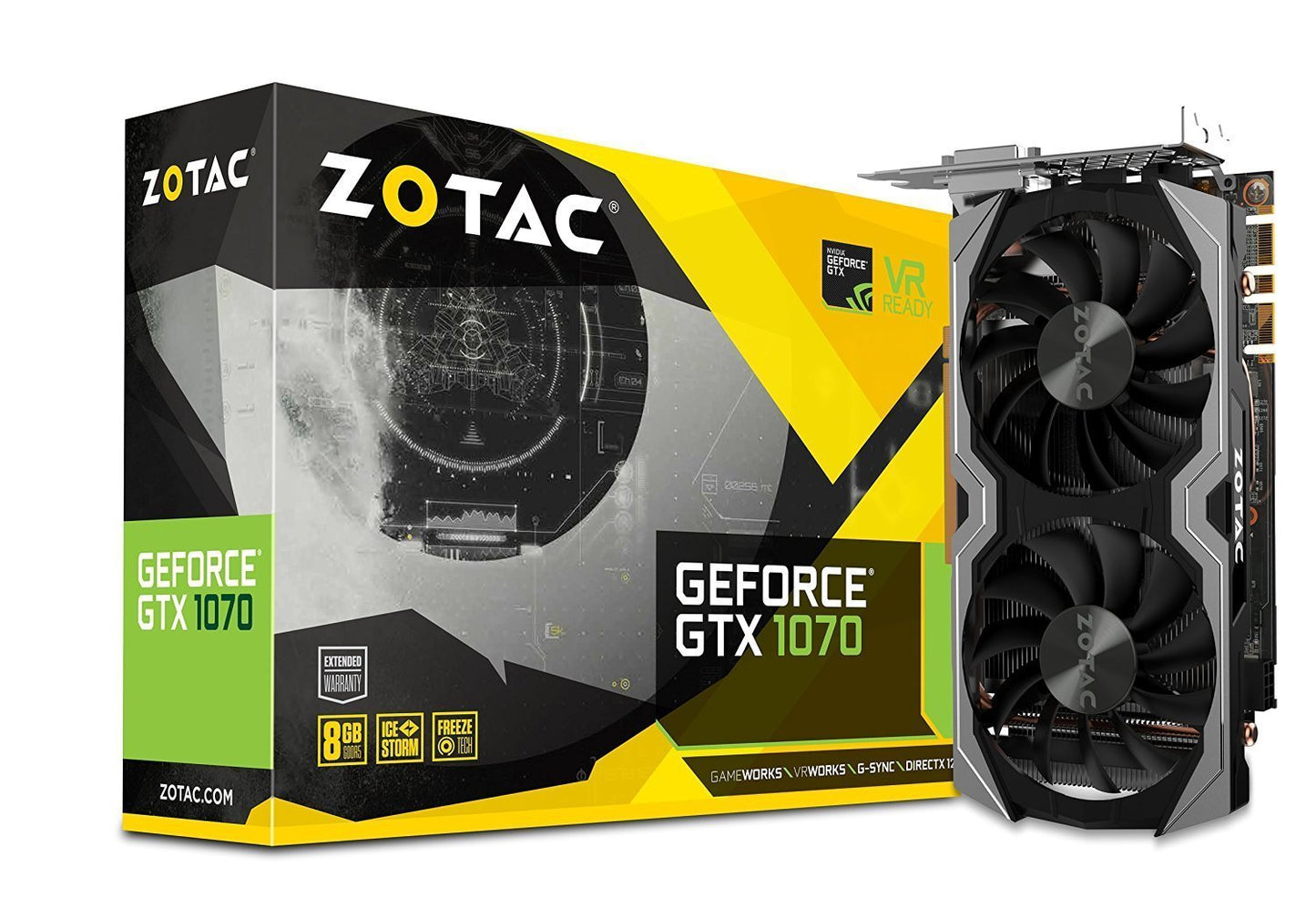 ZOTAC GeForce GTX1070 8GB DDR5 Graphic Cards for Gaming PC