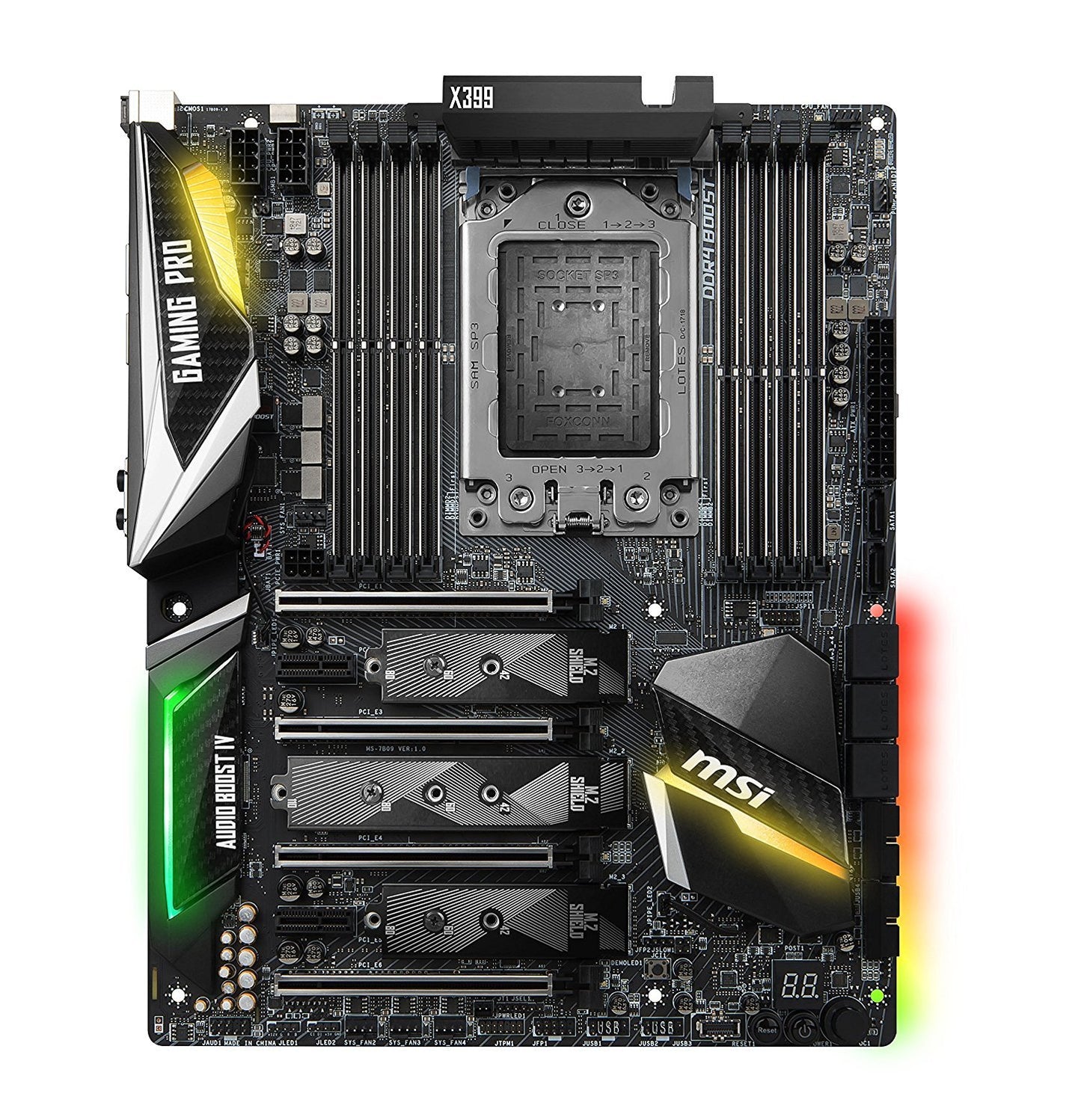 MSI X399 GAMING PRO CARBON AC AMD Compatible Motherboard for Desktop Computer/PC