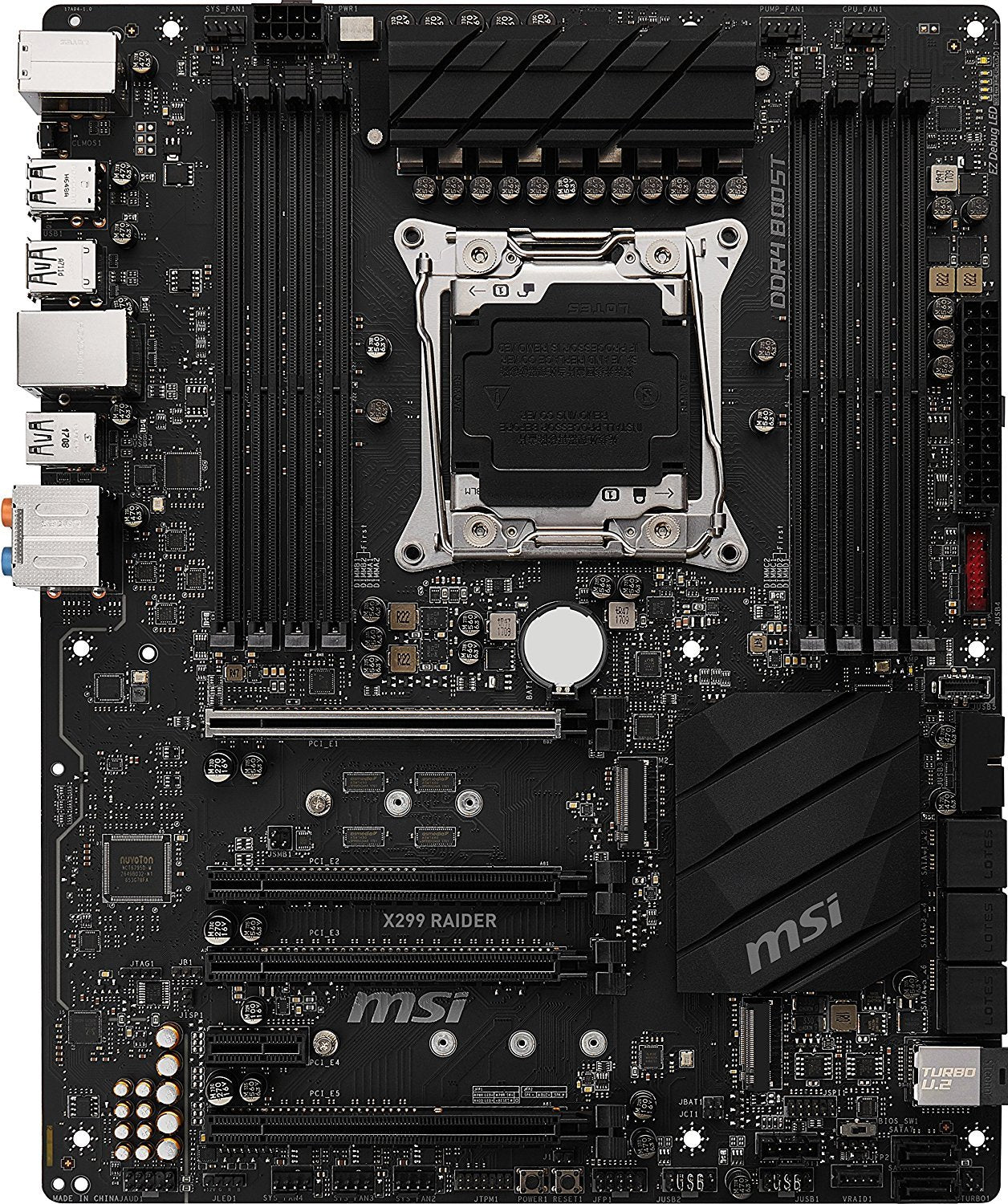 MSI X299 Raider Intel Compatible Motherboard for Desktop Computer/PC