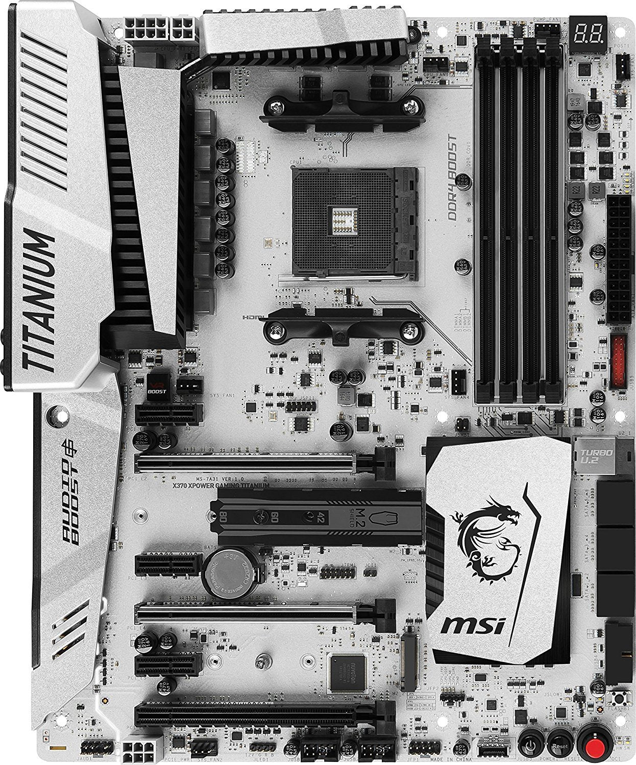 MSI X370 XPOWER GAMING TITANIUM Compatible Motherboard for Desktop Computer/PC