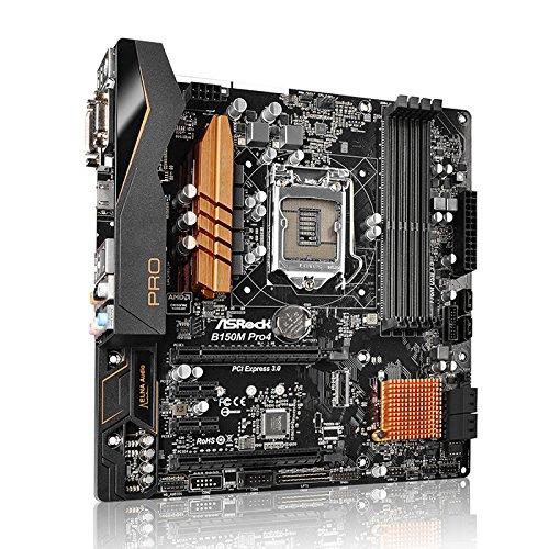 ASROCK B150M PRO4 Intel Compatible Motherboard for Desktop Computer/PC