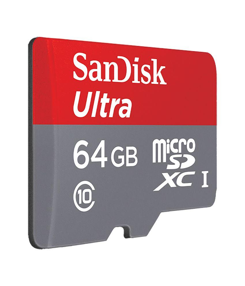 64GB MSD SANDISK CLASS 10 (80MBP/S)
