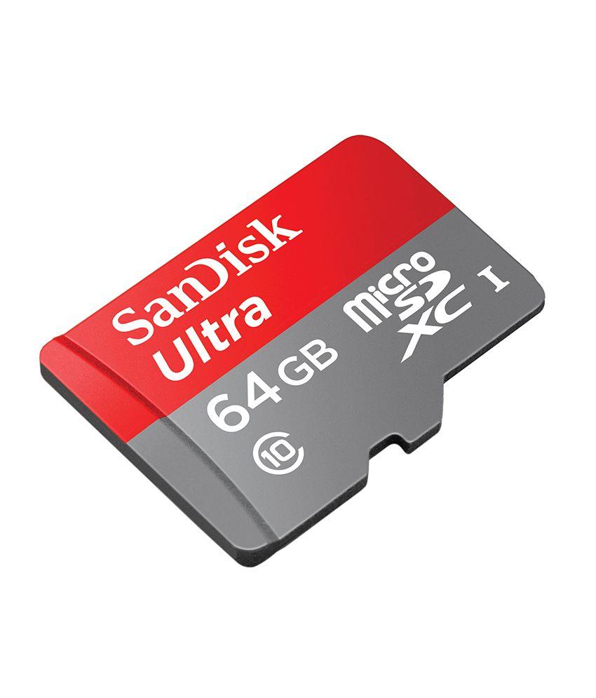 64GB MSD SANDISK CLASS 10 (80MBP/S)