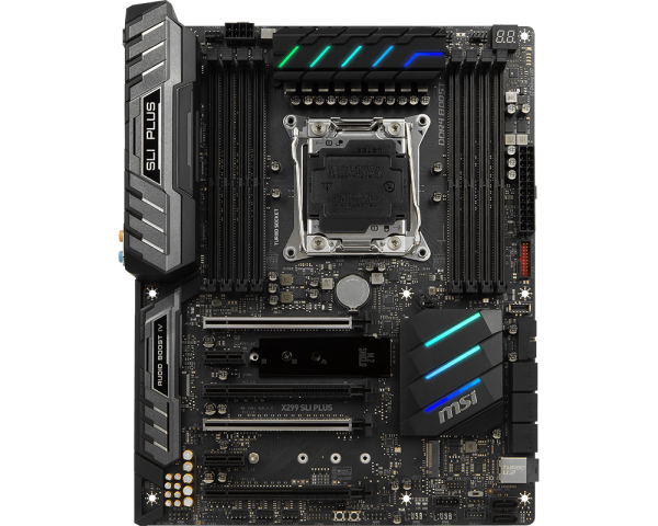 MSI X299 SLI PLUS Intel Compatible Motherboard for Desktop Computer/PC