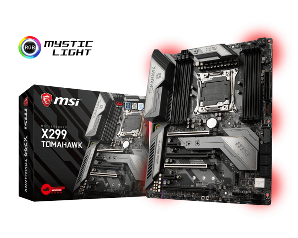 MSI X299 TOMAHAWK Intel Compatible Motherboard for Desktop Computer/PC