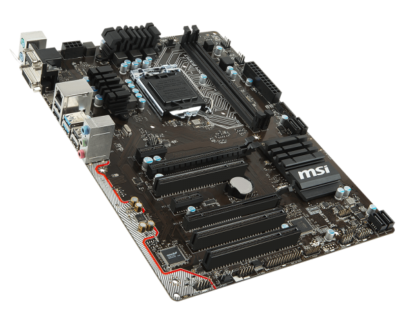 MSI H110 PC MATE Intel Compatible Motherboard for Desktop Computer/PC