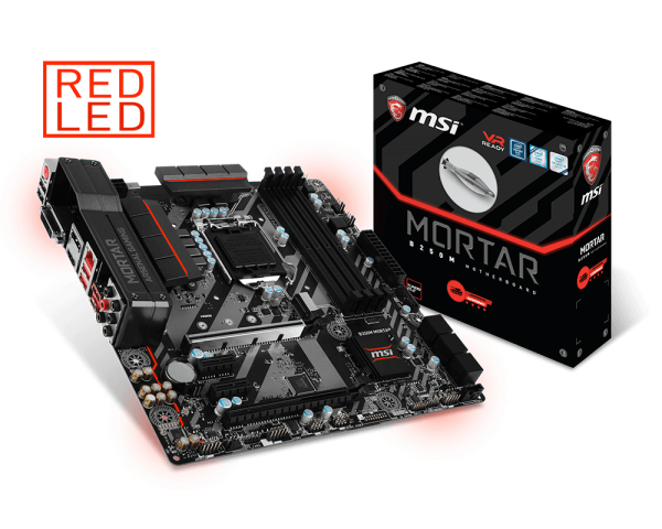 MSI B250M MORTAR Intel Compatible Motherboard for Desktop Computer/PC