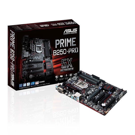 ASUS PRIME B250-PRO Intel Compatible Motherboard for Desktop Computer/PC