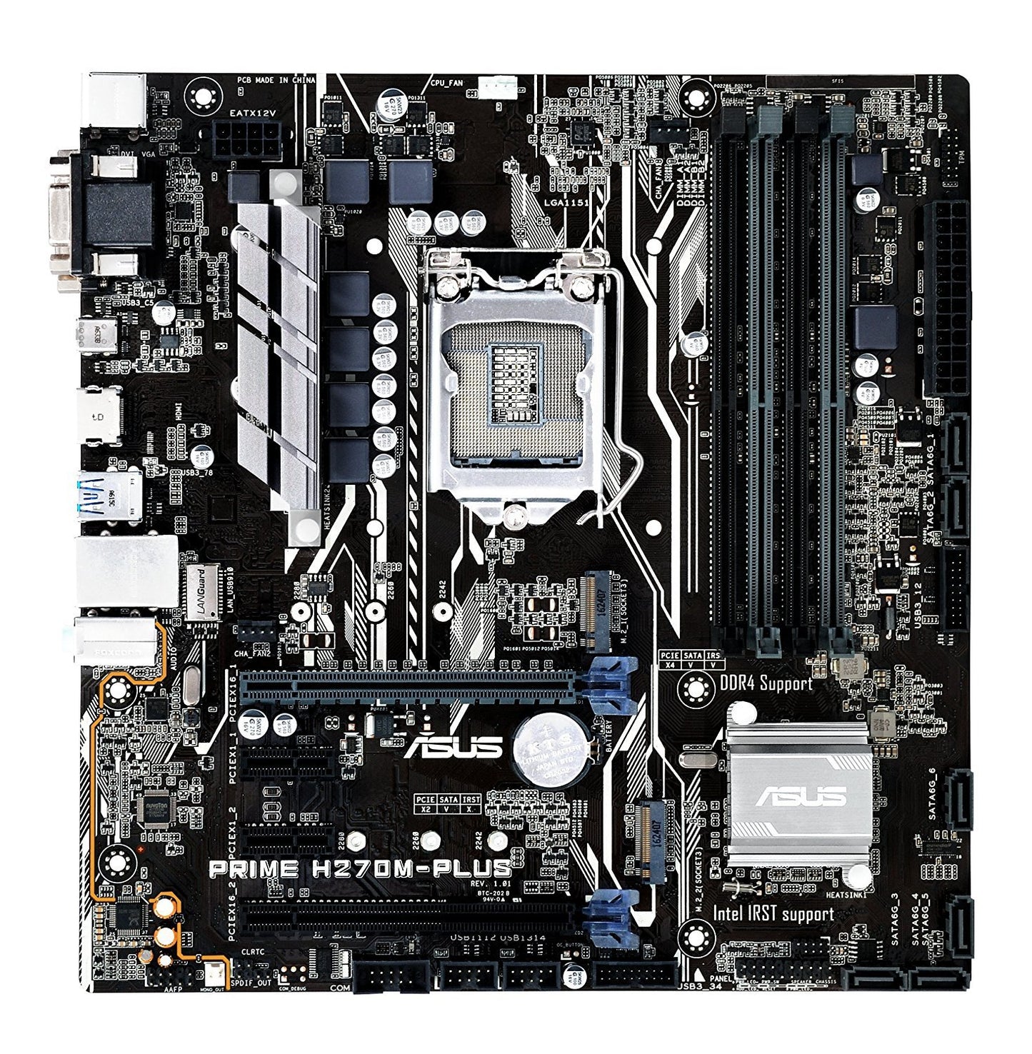 ASUS PRIME H270M-PLUS Intel Compatible Motherboard for Desktop Computer/PC