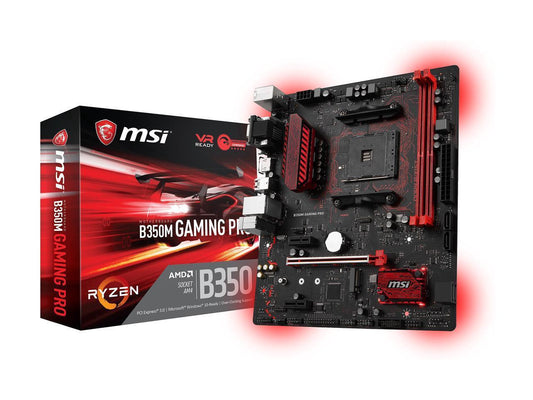 MSI B350M GAMING PRO AMD Compatible Motherboard for Desktop Computer/PC