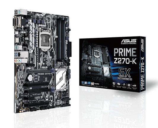 ASUS PRIME Z270-K Intel Compatible Motherboard for Desktop Computer/PC
